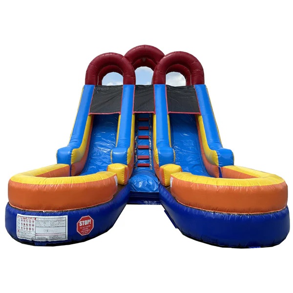 15 Foot Fun Double Lane Water Slide XL